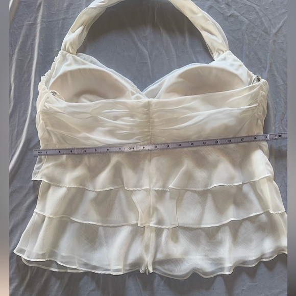 David’s Bridal • Halter Top • Tiered • Size 18 • Separates - Picture 5 of 6
